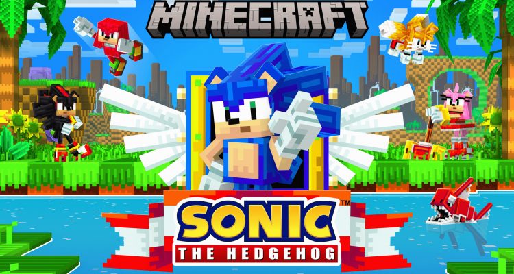 Minecraft se asocia son SEGA para lanzar un Pack de Sonic